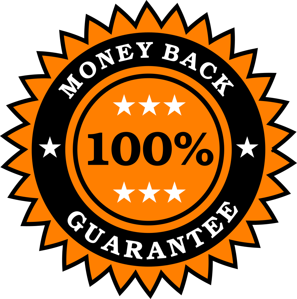 OnlineLabels Clip Art - Money Back Guarantee Sticker